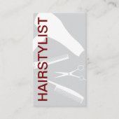 Coiffeuse Bold Moderne Nouveau Cartes de Rendez-vo (Devant)