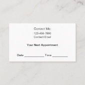 Coiffeuse Classy Rendez-vous Cartes de visite Nouv (Dos)