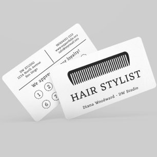 Coiffeuse coiffeuse coiffeuse carte de fidélité pl