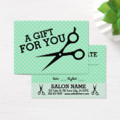 coiffeuse coiffeuse styliste carte cadeau certific (Bureau)