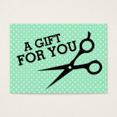 coiffeuse coiffeuse styliste carte cadeau certific (Devant)