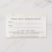 coiffeuse fausse parties scintillant argent carte (Dos)