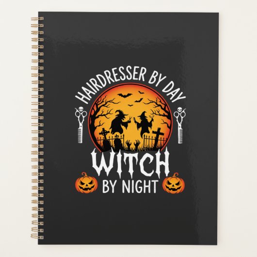 Coiffeuse Halloween le jour sorcière la nuit (Devant)