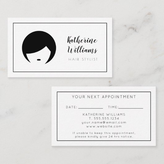 Coiffeuse Moderne Avec Rendez-Vous (Devant / Derrière)