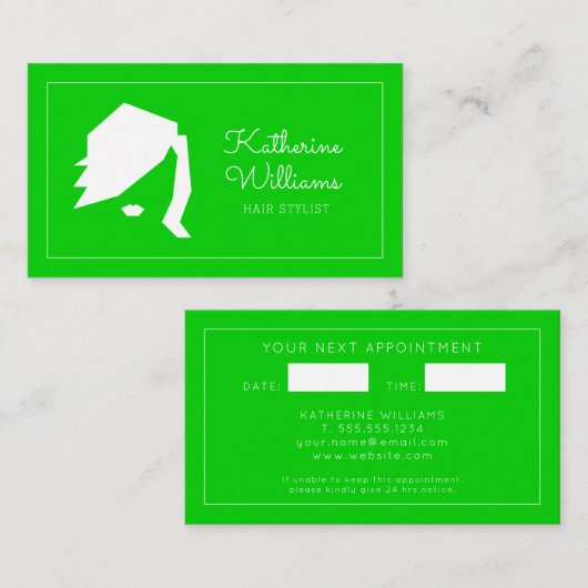 Coiffeuse Moderne Avec Rendez-Vous (Devant / Derrière)