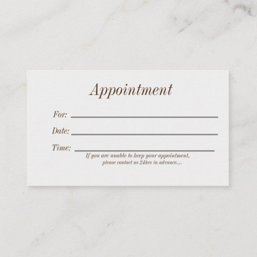 Coiffeuse Soft Rose & Grey Design Carte de visite (Dos)