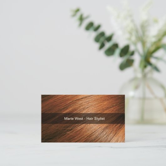 Coiffeuse tendance Carte de visite moderne (Debout devant)