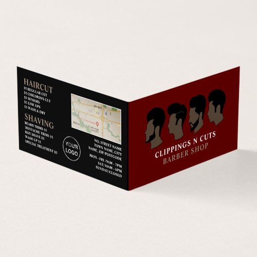Coiffure, Barbiers Homme Carte de fidélité détaill (Extérieur)