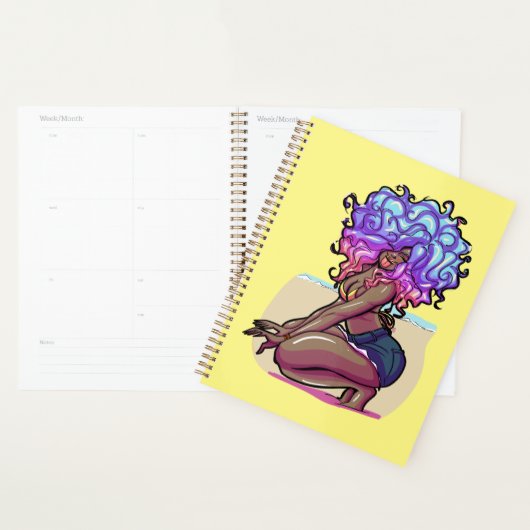 Coiffure colorée (Devant avec enveloppe)