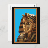 Coiffure égyptienne Pharaon, carte postale Art (Devant / Derrière)