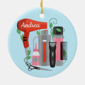 Coiffure Styliste Ornement céramique (Dos)