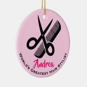 Coiffure Styliste Ornement céramique (Droite)