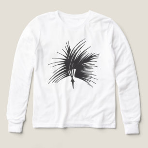 Coiffure Tribale Abstraite Noir Blanc Art de Tatou