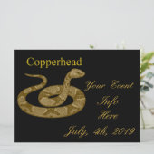 Coiled Copperhead Snake Thunder_Cove (Staand voorkant)