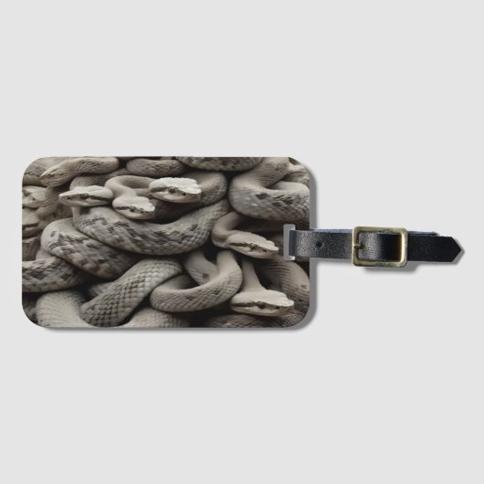 Coiled Serpents Bagagelabel (Voorkant (horizontaal))