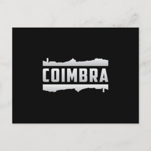 Coimbra Portugal City Skyline Cityscape Funny Gift Briefkaart