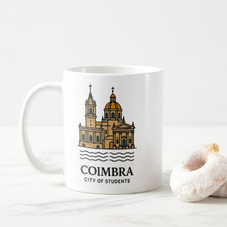 Coimbra Stad van Studenten Mok – Portugal Reis Sou