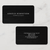 Coin arrondi Carte de visite professionnel bois (Devant / Derrière)