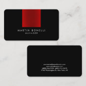 Coin arrondi Professionnel Carte de visite simple (Devant / Derrière)