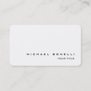 Coin arrondi Simple Carte de visite professionnel