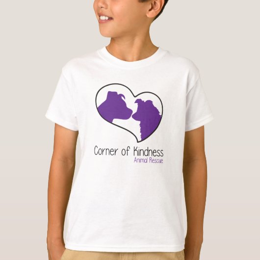 Coin de la chemise T-shirt Kindness Kids (Devant)