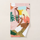Coin de lecture chic (Serviette à main)