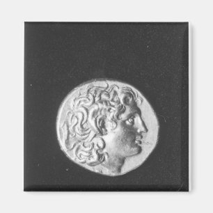 Coin met het hoofd van Alexander de Grote Magneet