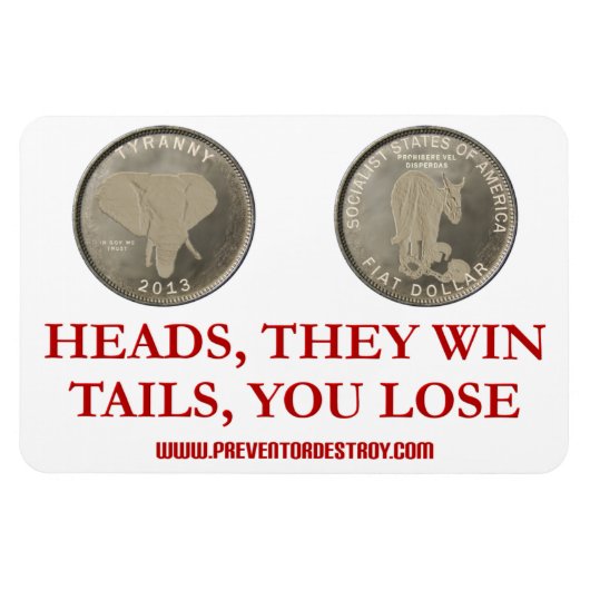 Coin Toss Magneet (Horizontaal)