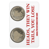 Coin Toss Magneet (Verticaal)