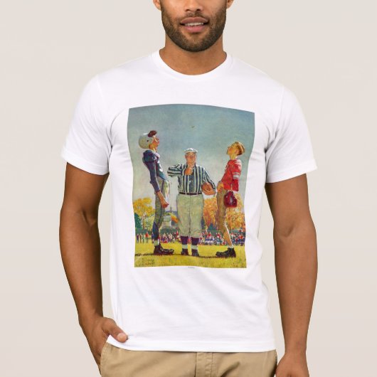 Coin Toss van Norman Rockwell T-shirt (Voorkant)