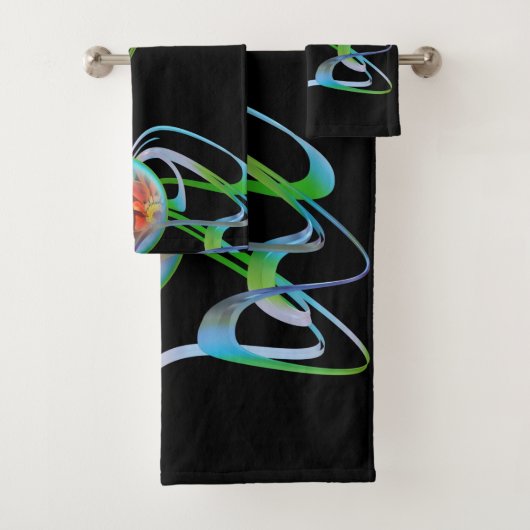 Coincé dans l'ensemble de serviettes de bain du mi (En situation)