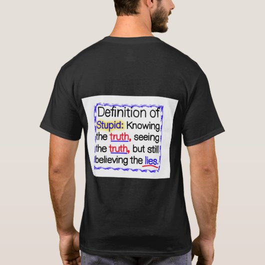 Coincé sur des t-shirts stupides (Dos)