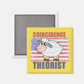 Coïncidence Theoriste Sheep - Réfrigérateur Magnet (Recto/Verso)