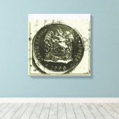 Coins Canvas Afdruk (Insitu (Houten vloer))