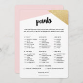 Coins | Cartes de points pour sac de mariage (Devant / Derrière)
