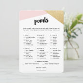 Coins | Cartes de points pour sac de mariage (Debout devant)