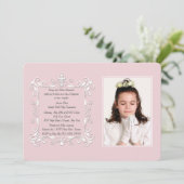Coins Chéri Photo Invitation Religieuse (Debout devant)