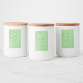 Coins or ornemental Sage Produit Logo Étiquette (Bouteilles)