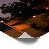 Coit Tower bij nacht Poster (Hoek)