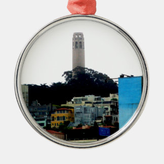 Coit Tower Metalen Ornament