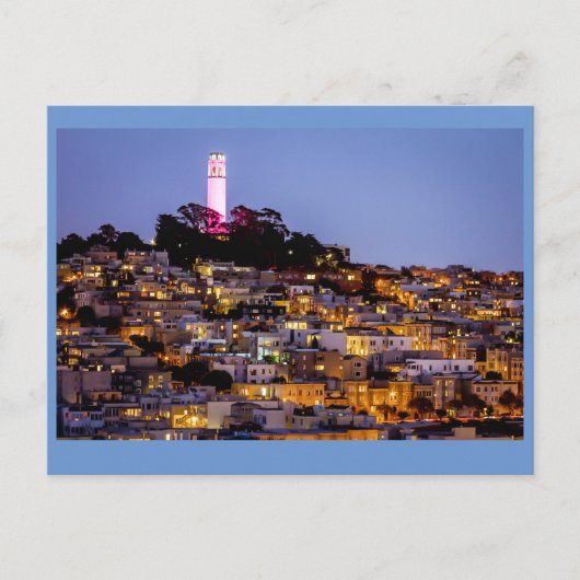 Coit Tower San Francisco Briefkaart (Voorkant)