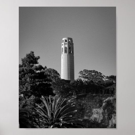 Coit Tower, San Francisco - stadsfotografie Poster (Voorkant)