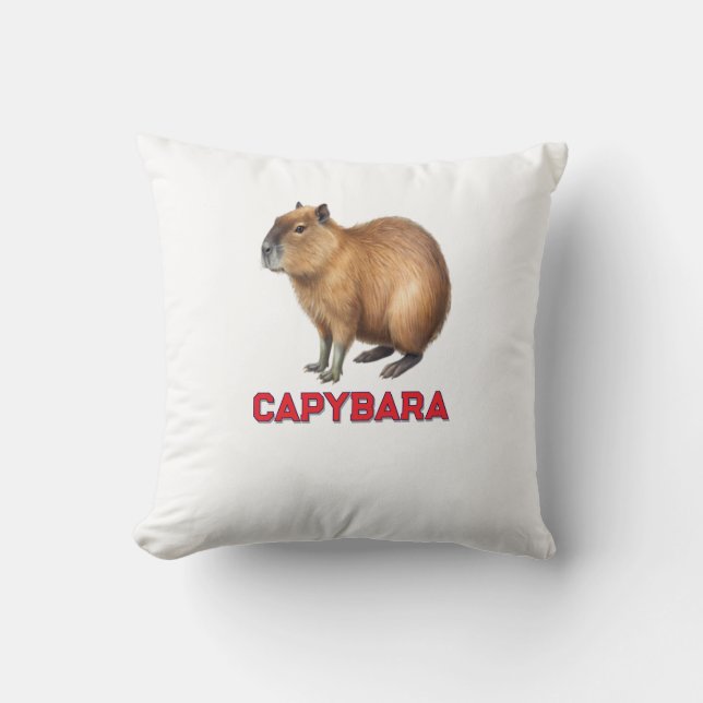 Cojin capybara kussen (Voorkant)