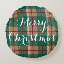 Cojín Clásico a Cuadros  Rond Kussen
