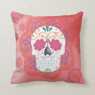 Cojín de Calavera mexicana Kussen