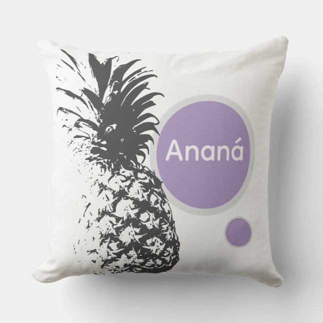 Cojín diseño piña colores kussen (Voorkant)