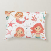 Cojín infantil con sirenas accent kussen (Achterkant)