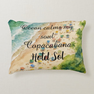 Cojín Playero Personalizable Copacabana Hotel Sol Accent Kussen