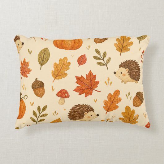 Cojín rectangular con estampado de otoño accent kussen (Voorkant)