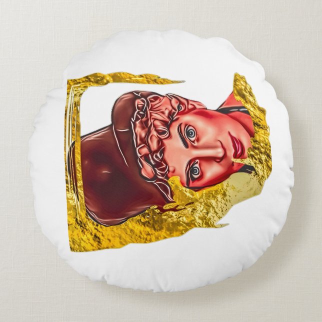 Cojín redondo decorativo rond kussen (Voorkant)